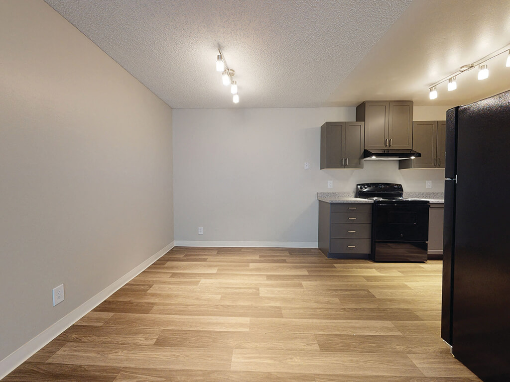 Vacant Two Bedroom Dining Room at Park Villas Apartments in National City CA